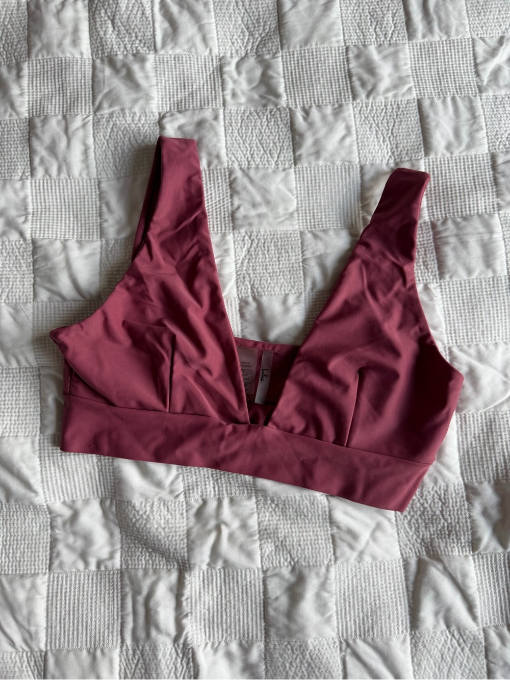 Lulu's Plum V-Neck Wireless Bralette